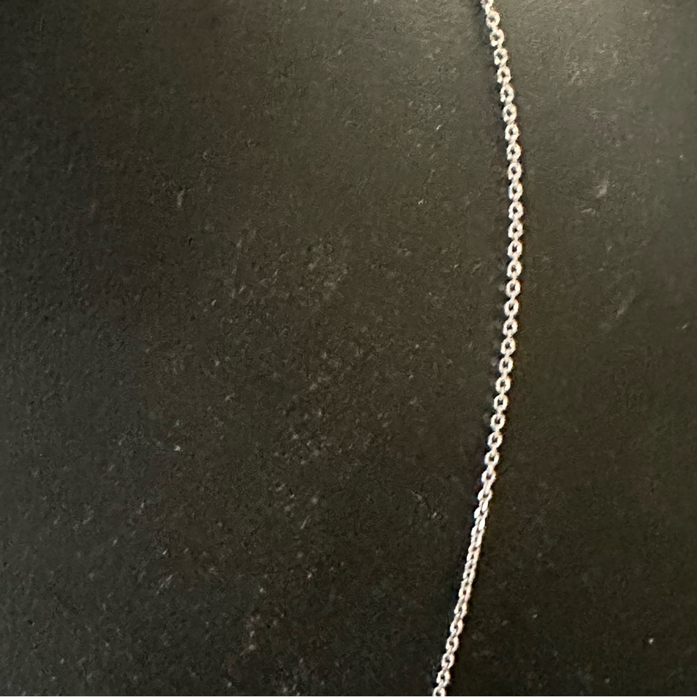 14k Solid White Gold Cable Link Chain - image 7